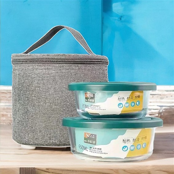 2pc Storage Bowl with Carrier Bag